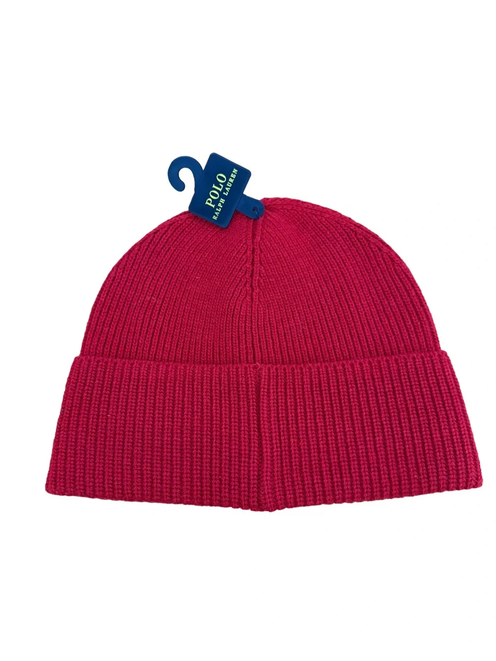 Polo Ralph Lauren Solid Holiday Bear Beanie - Red, New With Tags